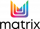 Matrix-2021-Logo-Vertical-Rainbow-Icon-Black-Text-Outlined